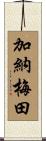 加納梅田 Scroll