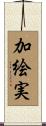 加絵実 Scroll