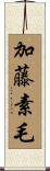 加藤素毛 Scroll