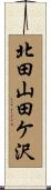 北田山田ケ沢 Scroll
