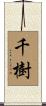 千樹 Scroll