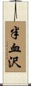 半血沢 Scroll