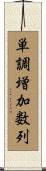 単調増加数列 Scroll