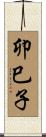 卯巳子 Scroll