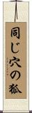 同じ穴の狐 Scroll