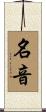 名音 Scroll