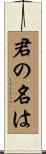 君の名は。 Scroll