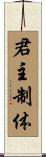 君主制体 Scroll