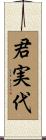 君実代 Scroll