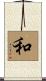 Peace / Harmony Scroll