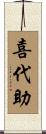 喜代助 Scroll