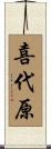 喜代原 Scroll