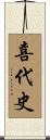 喜代史 Scroll