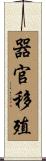 器官移殖 Scroll
