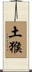 Earth Monkey Scroll