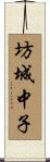 坊城中子 Scroll