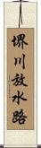 堺川放水路 Scroll