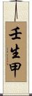 壬生甲 Scroll