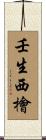 壬生西檜 Scroll