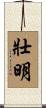 壯明 Scroll