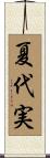 夏代実 Scroll