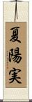 夏陽実 Scroll
