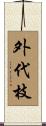 外代枝 Scroll