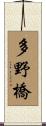 多野橋 Scroll