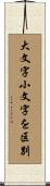 大文字小文字を区別 Scroll