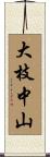 大枝中山 Scroll