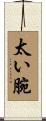 太い腕 Scroll