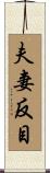 夫妻反目 Scroll