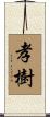 孝樹 Scroll
