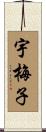 宇梅子 Scroll