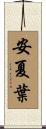 安夏葉 Scroll