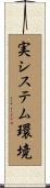 実システム環境 Scroll