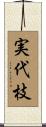 実代枝 Scroll