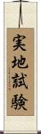 実地試験 Scroll