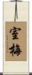 室梅 Scroll