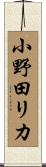 小野田リカ Scroll