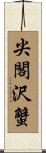 尖閣沢蟹 Scroll