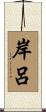 岸呂 Scroll