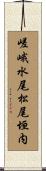 嵯峨水尾松尾垣内 Scroll