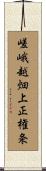 嵯峨越畑上正権条 Scroll