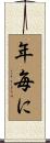 年毎に Scroll
