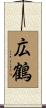 広鶴 Scroll