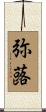 弥蕗 Scroll