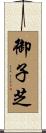 御子芝 Scroll