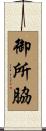 御所脇 Scroll