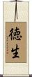 徳生 Scroll
